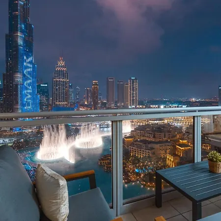 Elite Royal Apartment - Full Burj Khalifa & Fountain View - Majesty Dubai Esterno foto